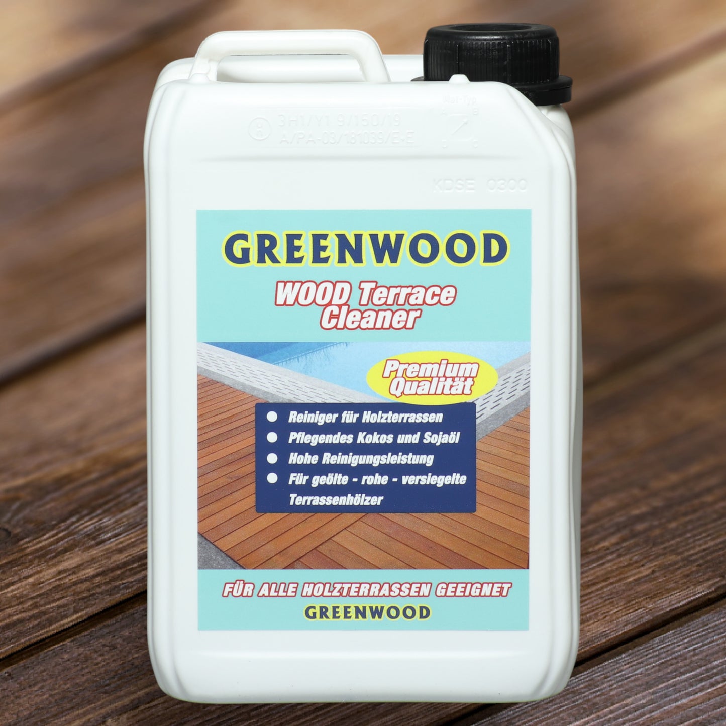 Holzterrassen Reiniger von Greenwood 3 l