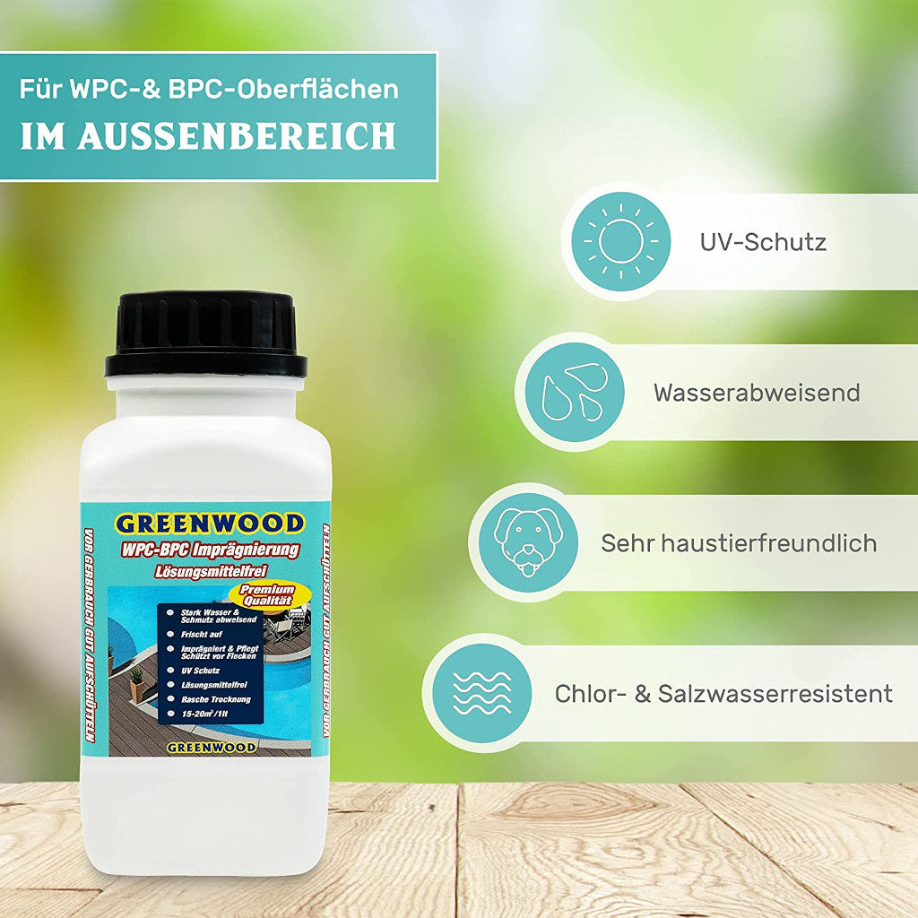 Greenwood WPC Imprägnierung 750 ml ECO lösungsmittelfrei